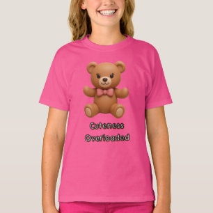 Camiseta Oso de peluche sobrecargado de ternura 