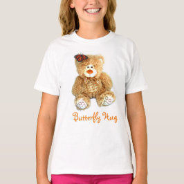 Camiseta Oso de peluche y mariposa T para Chicas