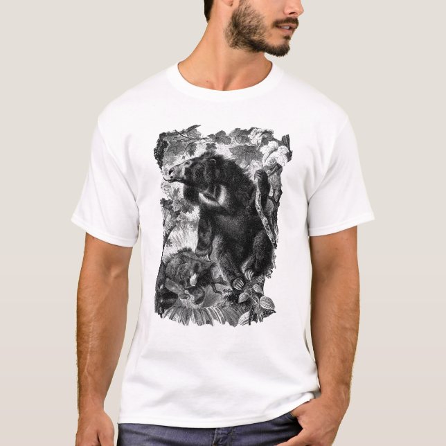 Camiseta oso de pereza (Anverso)