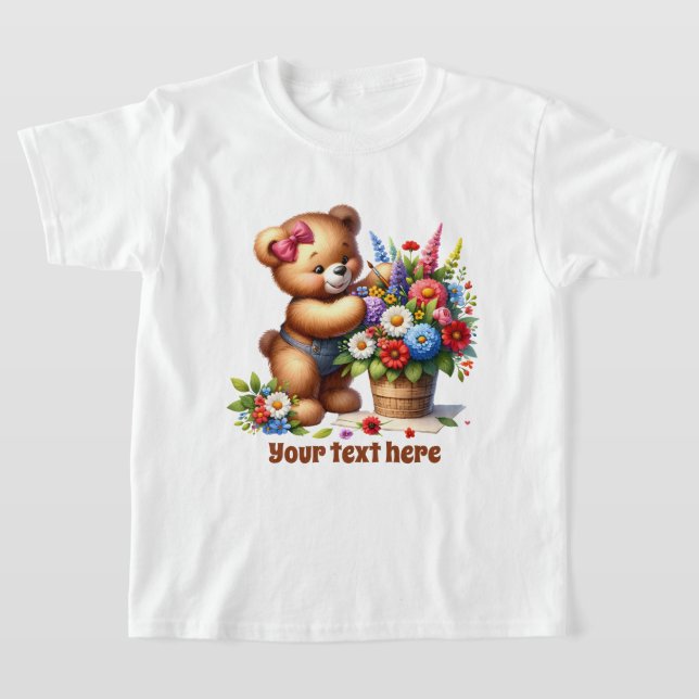 Camiseta Oso de personalizable de chicas malcriados (Distribución)