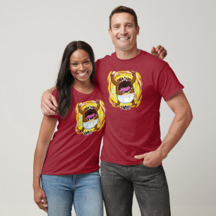 Camiseta OSO DE ROPA INTERIOR FELIZ de Jeff Willis Art