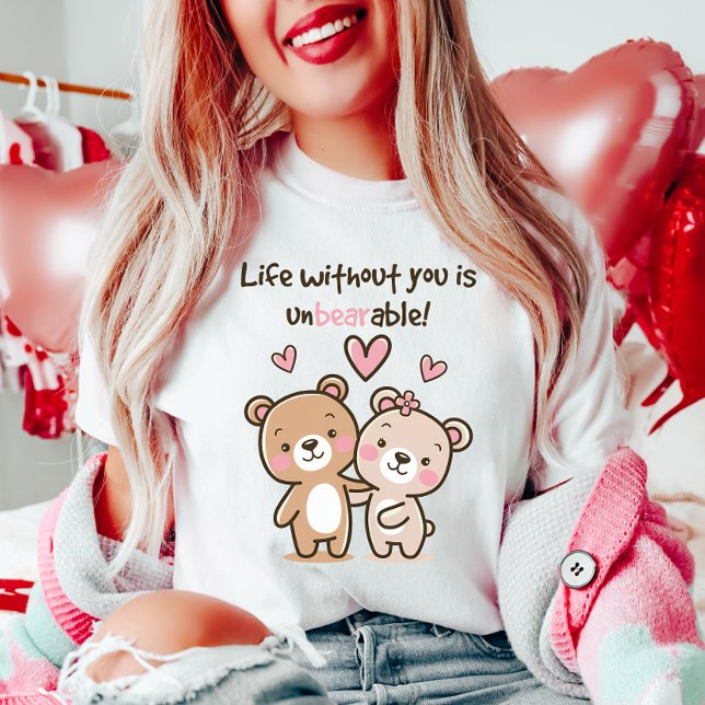 Camiseta Oso de San Valentín lindo (Subido por el creador)