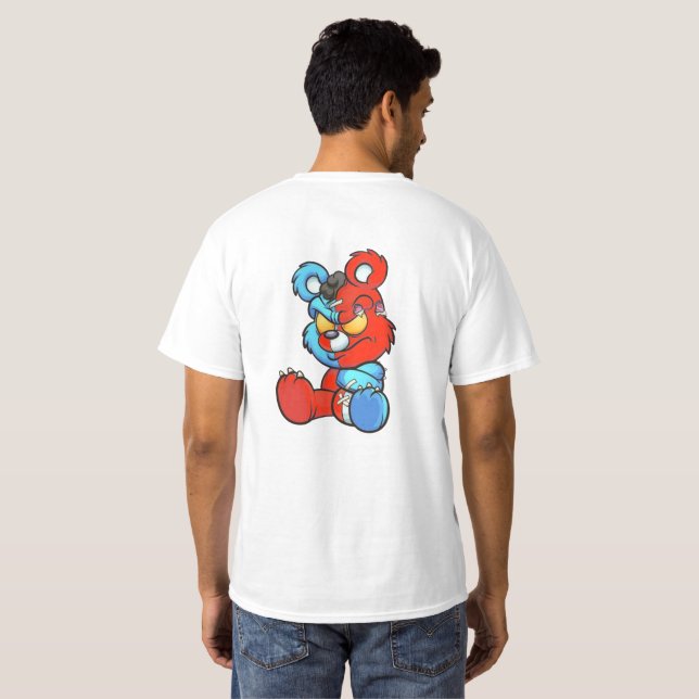 Camiseta Oso de Teddy (Reverso completo)