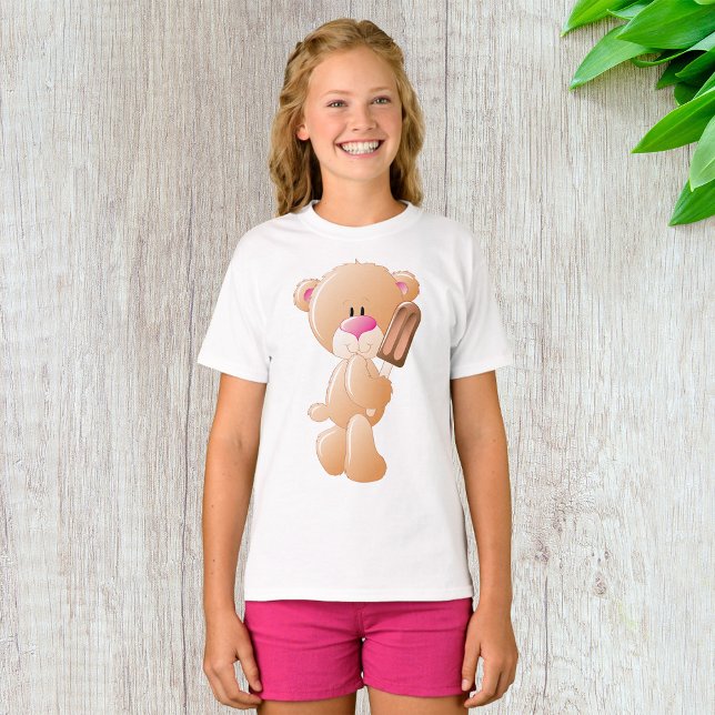 Camiseta Oso De Teddy Con Bloque De Hielo (Subido por el creador)