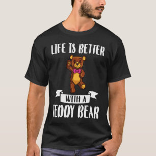 Camiseta Oso de Teddy Oso Lujoso Animal relleno gigante