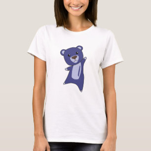 Camiseta Oso De Teddy Oso Pequeño Oso Azul Funny Animales P