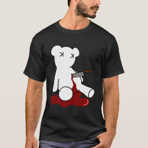 Camiseta Oso De Teddy Sangriento Apuñalado Pequeño