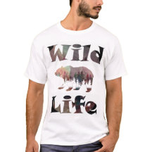 Oso de vida salvaje de acuarela rusa