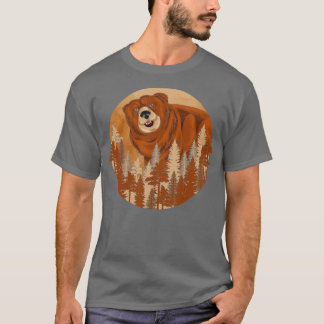 Camiseta Oso de vida silvestre de la jungla