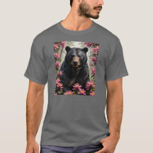 Oso de Virginia Occidental y Rhododendros