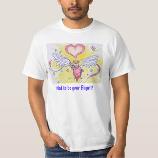 Camiseta Oso del ángel: Hombre-T-camisa
