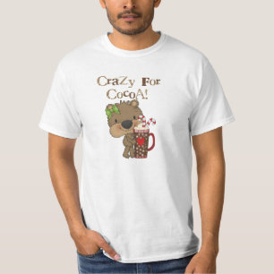 Camiseta Oso del chica loco para el cacao