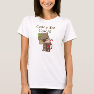 Camiseta Oso del chica loco para el cacao
