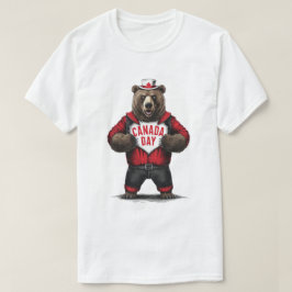 Camiseta Oso del Día de Canadá