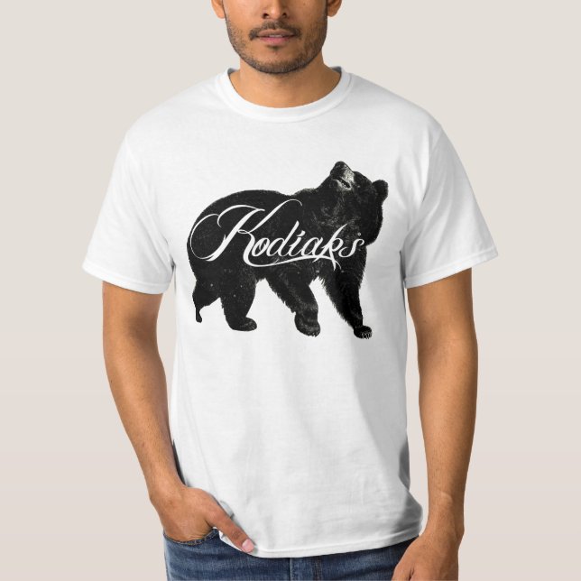 Camiseta Oso del logotipo de los Kodiaks (Anverso)