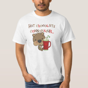 Camiseta Oso del muchacho del perito del chocolate caliente