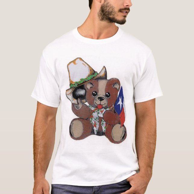 Camiseta Oso del navidad de Tejas (Anverso)