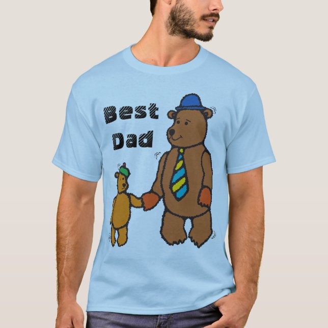 Camiseta Oso del padre y del niño (Anverso)