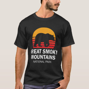 Camiseta Oso del Parque Nacional de las Montañas Vintage Gr