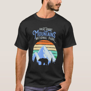 Camiseta Oso del Parque Nacional de las Montañas Vintage Gr