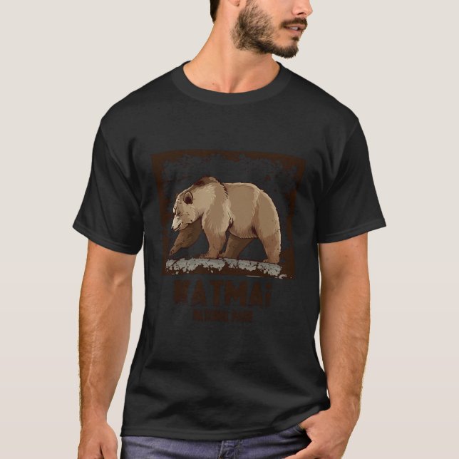 Camiseta Oso del Parque Nacional Katmai (Anverso)