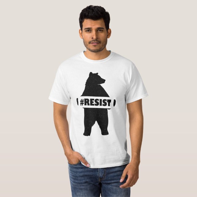 Camiseta oso del #RESIST (Anverso completo)