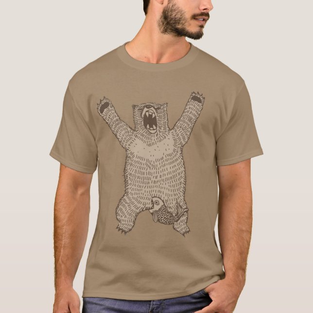 Camiseta Oso del rugido (Anverso)