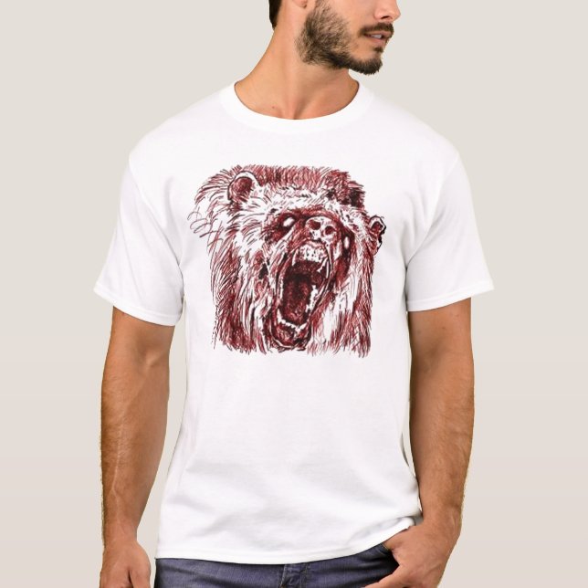Camiseta ¡Oso del zombi! (Anverso)