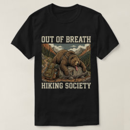 Camiseta Oso divertido Aventura al aire libre de senderismo