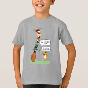 Camiseta Oso divertido de muchos gorras