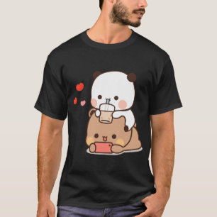 Camiseta Oso Dudu Y Panda Bubu Disfrutando Del Tiempo Junet
