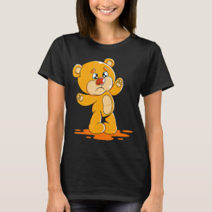 Camiseta Oso dulce abrazando juguete abrazo Chiste de amor