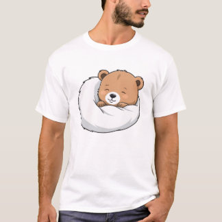 Camiseta Oso durmiente con masa a018