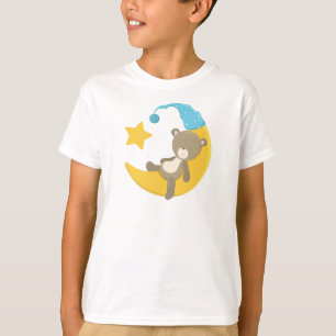 Camiseta Oso Durmiente, Oso Cubierto, Oso En La Luna