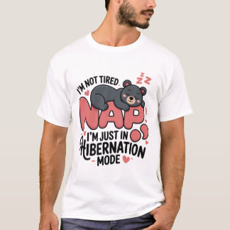 Camiseta Oso durmiente suave - Funny en modo de niap e hibe