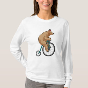 Camiseta Oso en circo con bicicleta