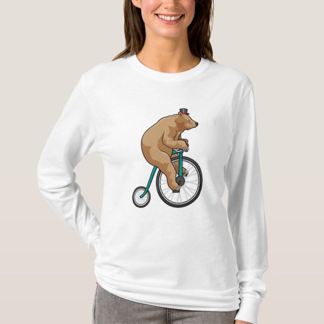 Camiseta Oso en circo con bicicleta (Anverso)