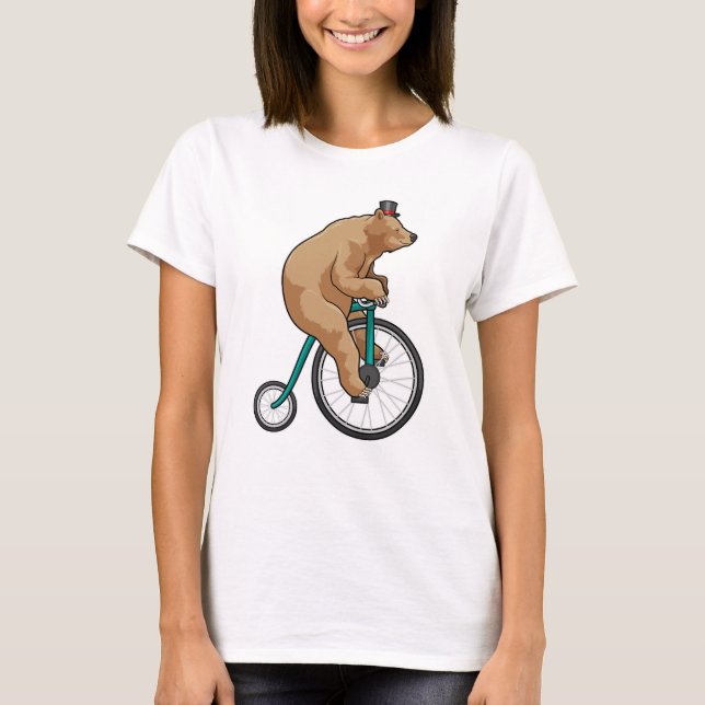 Camiseta Oso en circo con bicicleta (Anverso)