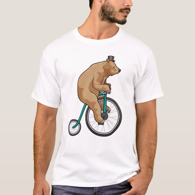 Camiseta Oso en circo con bicicleta (Anverso)