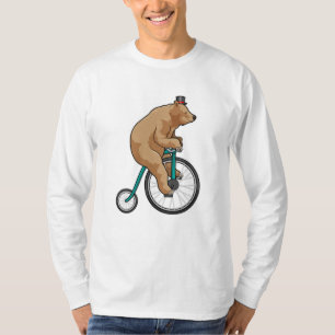 Camiseta Oso en circo con bicicleta