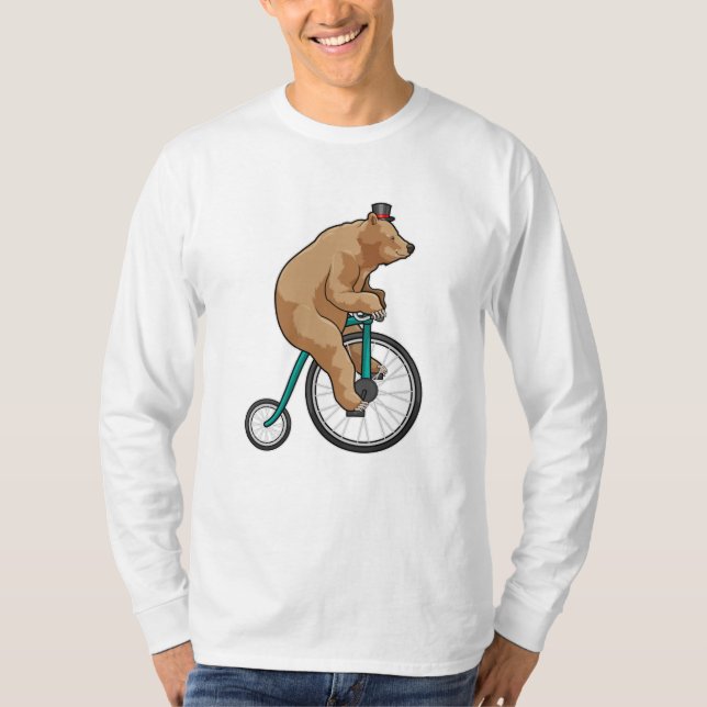 Camiseta Oso en circo con bicicleta (Anverso)