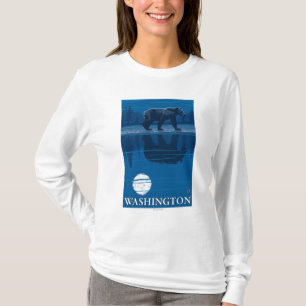 Camiseta Oso en claro de luna - Washington