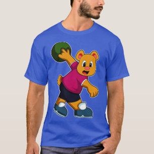 Camiseta Oso en el Bowling con bolera 1