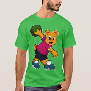 Camiseta Oso en el Bowling con bolera 2