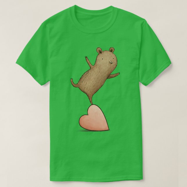 Camiseta Oso en el corazón (Diseño del anverso)