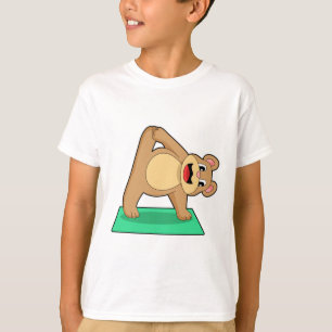 Camiseta Oso en el gimnasio del yoga