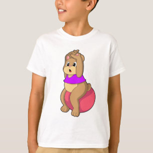 Camiseta Oso en fitness con balón de ejercicio.PNG