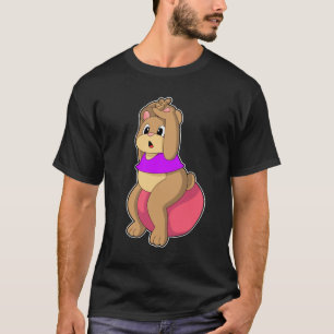 Camiseta Oso en fitness con balón de ejercicio.PNG