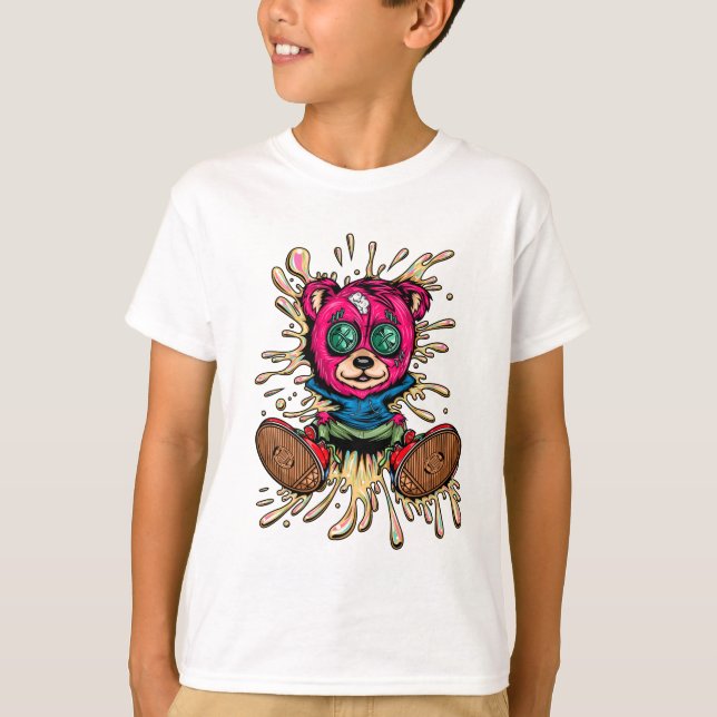 Camiseta Oso En La Miel (Anverso)