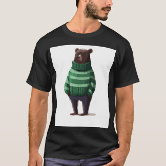 Camiseta Oso en la pulpa de invierno